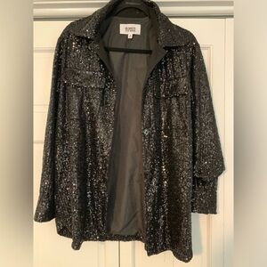 Black sequin BB Dakota Steve Madden jacket
